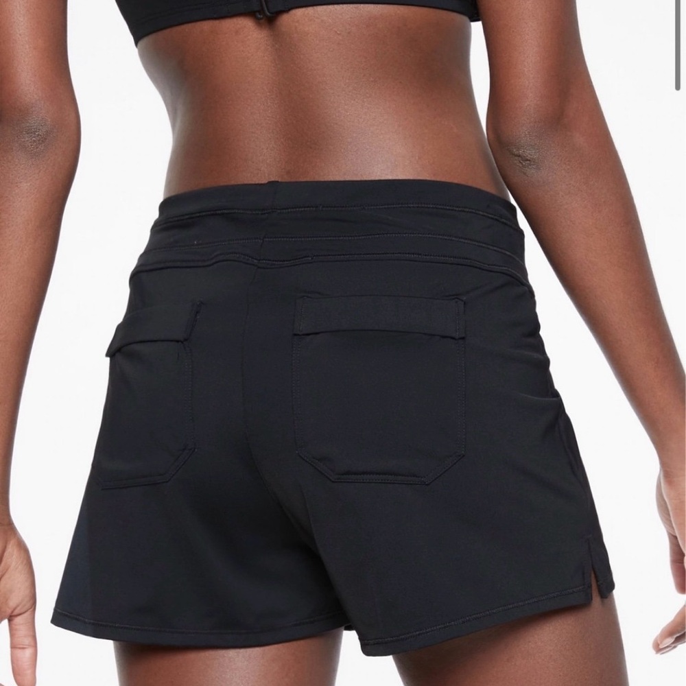 Athleta Black Active Shorts - Picture 2 of 4